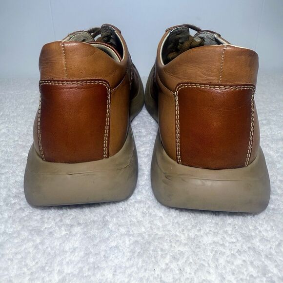 Kenneth Cole Reaction 2 Tone Brown Leather Lace Up Casual Men's Shoes Size 12 - Picture 4 of 9